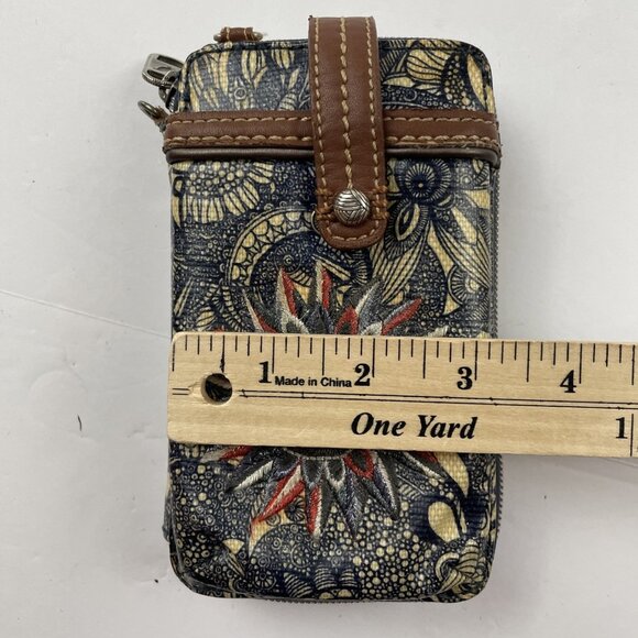 Sakroots Smartphone Wristlet Wallet Purse Crossbody Zip Around Card Slots - Picture 15 of 16